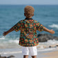 African American Quilt Inspired Kid Hawaiian Shirt Freedom Quilt Symbolic Patchwork