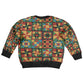 African American Quilt Inspired Kid Ugly Christmas Sweater Freedom Quilt Symbolic Patchwork