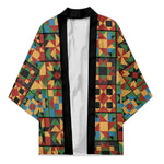 African American Quilt Inspired Kimono Freedom Quilt Symbolic Patchwork