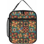 African American Quilt Inspired Lunch Bag Freedom Quilt Symbolic Patchwork