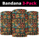 African American Quilt Inspired Neck Gaiter Freedom Quilt Symbolic Patchwork