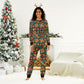 African American Quilt Inspired Christmas Pajama Set Freedom Quilt Symbolic Patchwork