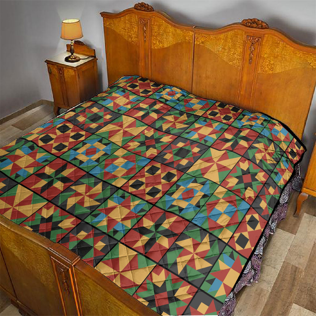 African American Quilt Inspired Quilt Freedom Quilt Symbolic Patchwork