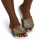 African American Quilt Inspired Slide Sandals Freedom Quilt Symbolic Patchwork