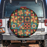 African American Quilt Inspired Spare Tire Cover Freedom Quilt Symbolic Patchwork