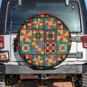 African American Quilt Inspired Spare Tire Cover Freedom Quilt Symbolic Patchwork