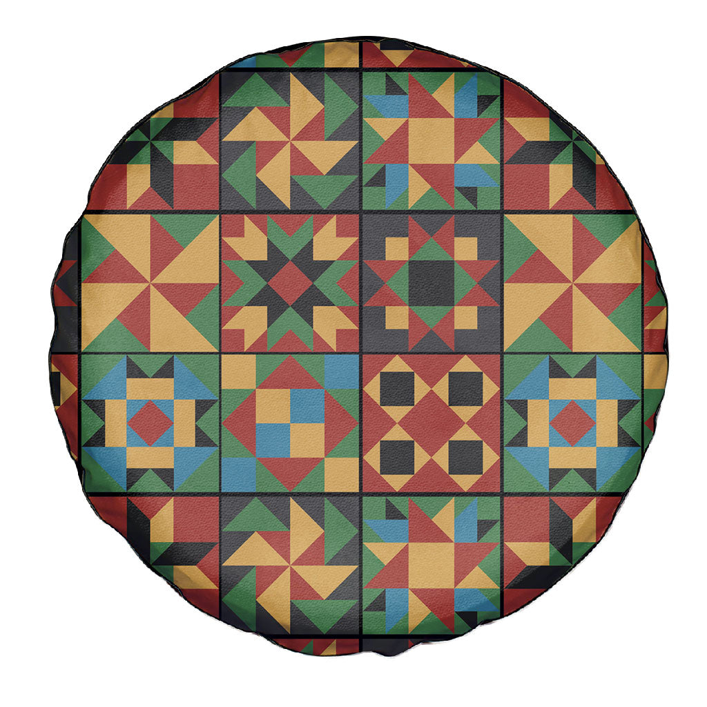 African American Quilt Inspired Spare Tire Cover Freedom Quilt Symbolic Patchwork