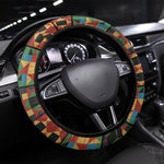 African American Quilt Inspired Steering Wheel Cover Freedom Quilt Symbolic Patchwork