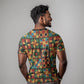 African American Quilt Inspired T shirt Freedom Quilt Symbolic Patchwork