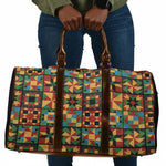 African American Quilt Inspired Travel Bag Freedom Quilt Symbolic Patchwork