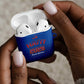 Afro-Haitians World Football 2026 AirPods Case Haiti est de Retour Blue Voodoo Veve Spirits