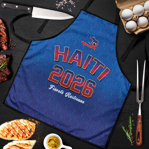 Afro-Haitians World Football 2026 Apron Haiti est de Retour Blue Voodoo Veve Spirits