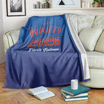 Afro-Haitians World Football 2026 Blanket Haiti est de Retour Blue Voodoo Veve Spirits - African Pride