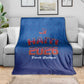Afro-Haitians World Football 2026 Blanket Haiti est de Retour Blue Voodoo Veve Spirits - African Pride
