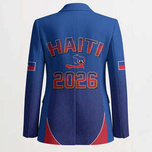 Afro-Haitians World Football 2026 Blazer Haiti est de Retour Blue Voodoo Veve Spirits