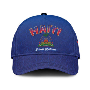 Afro-Haitians World Football 2026 Classic Cap Haiti est de Retour Blue Voodoo Veve Spirits - African Pride
