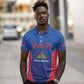 Afro-Haitians World Football 2026 Polo Shirt Haiti est de Retour Blue Voodoo Veve Spirits LT9