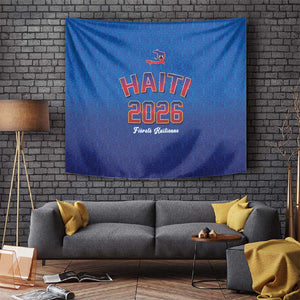 Afro-Haitians World Football 2026 Tapestry Haiti est de Retour Blue Voodoo Veve Spirits - African Pride