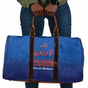 Afro-Haitians World Football 2026 Travel Bag Haiti est de Retour Blue Voodoo Veve Spirits