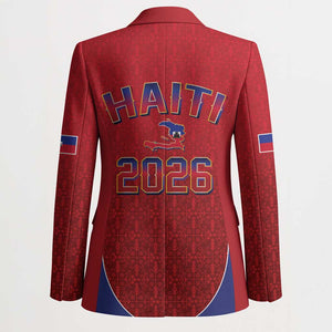 Afro-Haitians World Football 2026 Blazer Haiti est de Retour Red Voodoo Veve Spirits