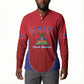 Afro-Haitians World Football 2026 Button Sweatshirt Haiti est de Retour Red Voodoo Veve Spirits