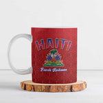 Afro-Haitians World Football 2026 Ceramic Mug Haiti est de Retour Red Voodoo Veve Spirits