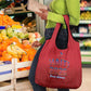 Afro-Haitians World Football 2026 Grocery Bag Haiti est de Retour Red Voodoo Veve Spirits - African Pride