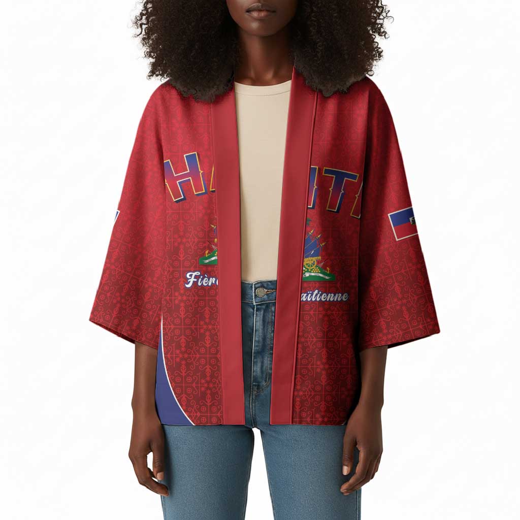 Afro-Haitians World Football 2026 Kimono Haiti est de Retour Red Voodoo Veve Spirits