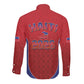 Afro-Haitians World Football 2026 Long Sleeve Button Shirt Haiti est de Retour Red Voodoo Veve Spirits - African Pride