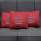 Afro-Haitians World Football 2026 Pillow Cover Haiti est de Retour Red Voodoo Veve Spirits