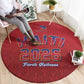 Afro-Haitians World Football 2026 Round Carpet Haiti est de Retour Red Voodoo Veve Spirits - African Pride