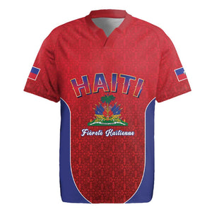 Afro-Haitians World Football 2026 Rugby Jersey Haiti est de Retour Red Voodoo Veve Spirits LT9
