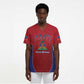 Afro-Haitians World Football 2026 Scrub Top Haiti est de Retour Red Voodoo Veve Spirits - African Pride