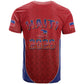 Afro-Haitians World Football 2026 T shirt Haiti est de Retour Red Voodoo Veve Spirits LT9