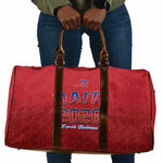 Afro-Haitians World Football 2026 Travel Bag Haiti est de Retour Red Voodoo Veve Spirits
