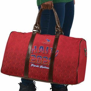 Afro-Haitians World Football 2026 Travel Bag Haiti est de Retour Red Voodoo Veve Spirits