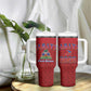 Afro-Haitians World Football 2026 Tumbler With Handle Haiti est de Retour Red Voodoo Veve Spirits - African Pride