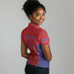 Afro-Haitians World Football 2026 Women Polo Shirt Haiti est de Retour Red Voodoo Veve Spirits LT9