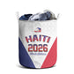 Afro-Haitians World Football 2026 Laundry Basket Haiti est de Retour White Voodoo Veve Spirits - African Pride