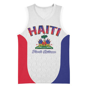 Afro-Haitians World Football 2026 Basketball Jersey Haiti est de Retour White Voodoo Veve Spirits - African Pride