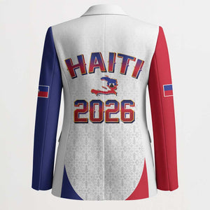 Afro-Haitians World Football 2026 Blazer Haiti est de Retour White Voodoo Veve Spirits