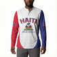 Afro-Haitians World Football 2026 Button Sweatshirt Haiti est de Retour White Voodoo Veve Spirits