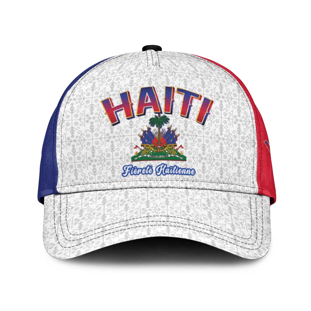 Afro-Haitians World Football 2026 Classic Cap Haiti est de Retour White Voodoo Veve Spirits - African Pride