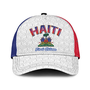 Afro-Haitians World Football 2026 Classic Cap Haiti est de Retour White Voodoo Veve Spirits - African Pride