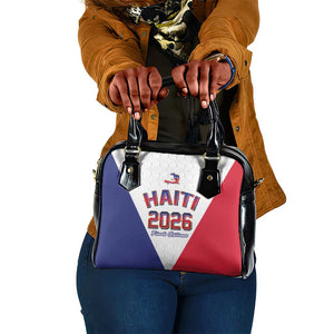 Afro-Haitians World Football 2026 Shoulder Handbag Haiti est de Retour White Voodoo Veve Spirits - African Pride