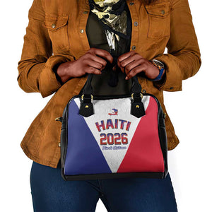 Afro-Haitians World Football 2026 Shoulder Handbag Haiti est de Retour White Voodoo Veve Spirits - African Pride