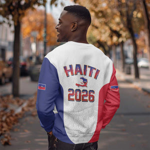 Afro-Haitians World Football 2026 Sweatshirt Haiti est de Retour White Voodoo Veve Spirits - African Pride