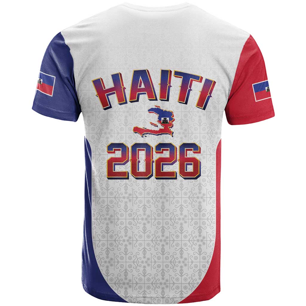 Afro-Haitians World Football 2026 T shirt Haiti est de Retour White Voodoo Veve Spirits LT9