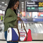 Afro-Haitians World Football 2026 Travel Bag Haiti est de Retour White Voodoo Veve Spirits