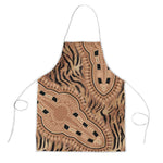 Africa Tiger Mix Dashiki Tribal Pattern Apron